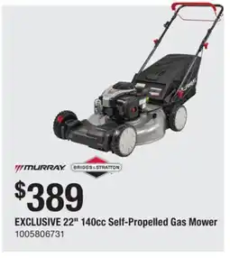 The Home Depot Murray 22 140cc Self-Propelled Gas Mower offer
