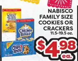 Torres Supermercado NABISCO FAMILY SIZE COOKIES OR CRACKERS offer