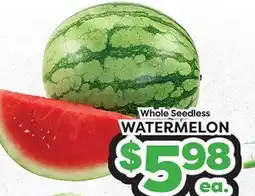 Torres Supermercado Whole Seedless WATERMELON offer