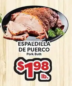 Torres Supermercado Pork Butt offer