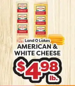 Torres Supermercado Land O Lakes AMERICAN & WHITE CHEESE offer