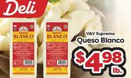 Torres Supermercado V&V Supremo Queso Blanco offer