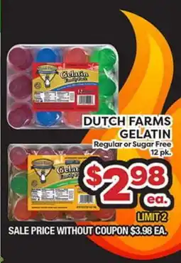 Torres Supermercado DUTCH FARMS GELATIN offer