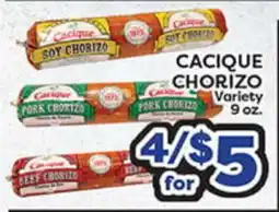 Torres Supermercado CACIQUE CHORIZO offer