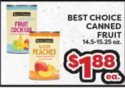 Torres Supermercado BEST CHOICE CANNED FRUIT offer