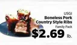 Living Fresh Market USGI Boneless Pork Country Style Ribs offer