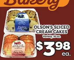 Torres Supermercado OLSON'S SLICED CREAM CAKES offer