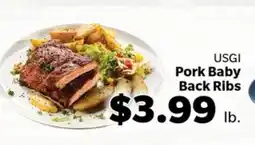 Living Fresh Market USGI Pork Baby Back Ribs offer