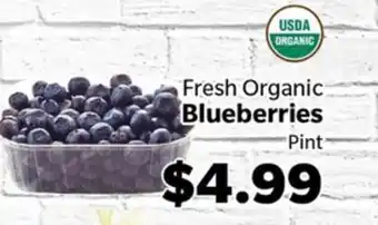 Living Fresh Market Fresh Organic Blueberries offer