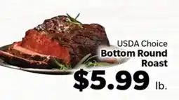 Living Fresh Market USDA Choice Bottom Round Roast offer