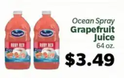 Living Fresh Market Ocean Spray Grapefruit Juice offer