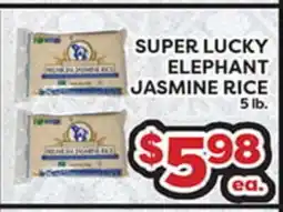 Torres Supermercado SUPER LUCKY ELEPHANT JASMINE RICE offer