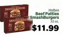 Living Fresh Market Holten Beef Patties SmashBurgers offer