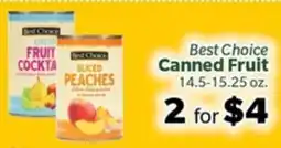 Living Fresh Market Best Choice Canned Fruit offer