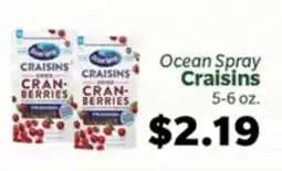Living Fresh Market Ocean Spray Craisins offer