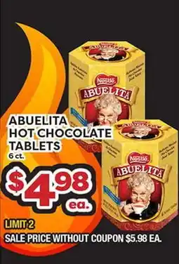 Torres Supermercado ABUELITA HOT CHOCOLATE TABLETS offer