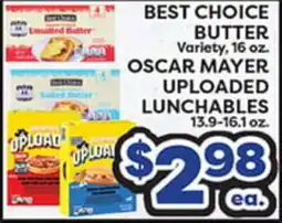 Torres Supermercado BEST CHOICE BUTTER Oscar Mayer Uploaded Lunchables offer