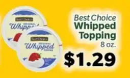 Living Fresh Market Best Choice Whipped Topping offer