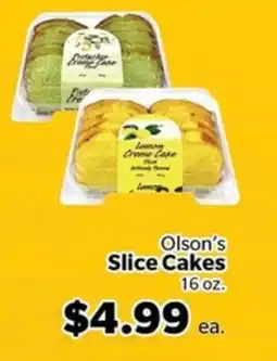 Living Fresh Market Olson's Slice Cakes offer