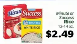 Living Fresh Market Minute or Success Rice offer