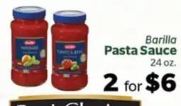Living Fresh Market Barilla Pasta Sauce offer