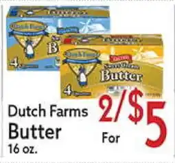 World Fresh Market Dutch Farms Butter offer