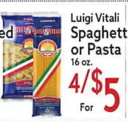 World Fresh Market Luigi Vitali Spaghetti or Pasta offer