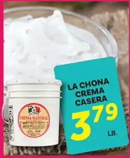 El Paso Grande LA CHONA CREMA CASERA offer