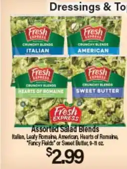 Angelo Caputo's Fresh Market Assorted Salad Blends offer