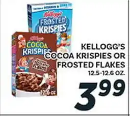 El Paso Grande KELLOGG'S COCOA KRISPIES OR FROSTED FLAKES offer