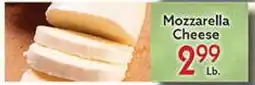 World Fresh Market Mozzarella Cheese offer