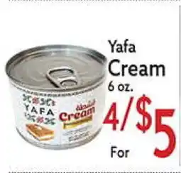 World Fresh Market Yafa Cream offer