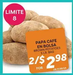 El Paso Grande BROWN POTATOES offer