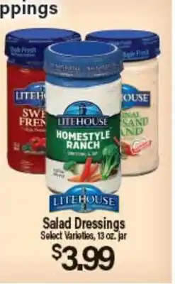 Angelo Caputo's Fresh Market Salad Dressings offer