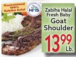 World Fresh Market Zabiha Halal Fresh Baby Goat Shoulder offer