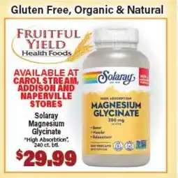 Angelo Caputo's Fresh Market Solaray Magnesium Glycinate offer
