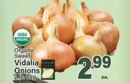 Angelo Caputo's Fresh Market Organic Sweet Vidalia Onions offer