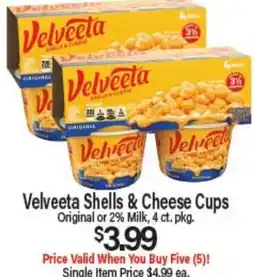 Angelo Caputo's Fresh Market Velveeta Shells & Cheese Cups offer