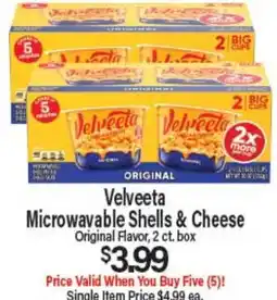 Angelo Caputo's Fresh Market Velveeta Microwavable Shells & Cheese offer