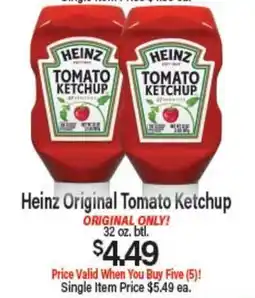 Angelo Caputo's Fresh Market Heinz Original Tomato Ketchup offer