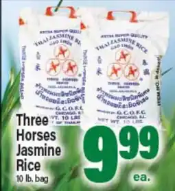 Angelo Caputo's Fresh Market Three Horses Jasmine Rice offer