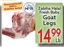 World Fresh Market Zabiha Halal Fresh Baby Goat Legs offer