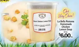 Angelo Caputo's Fresh Market La Bella Romana Homemade Chicken Lemon Soup offer