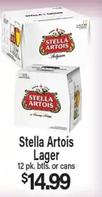 Angelo Caputo's Fresh Market Stella Artois Lager offer