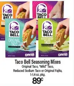 Angelo Caputo's Fresh Market Taco Bell Seasoning Mixes offer