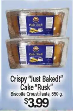 Angelo Caputo's Fresh Market Crispy Just Baked! Cake Rusk offer