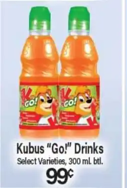 Angelo Caputo's Fresh Market Kubus Go! Drinks offer