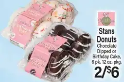 Angelo Caputo's Fresh Market Stans Donuts Chocolate Dipped or Birthday Cake offer
