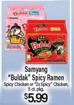 Angelo Caputo's Fresh Market Samyang Buldak Spicy Ramen offer