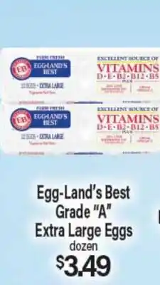 Angelo Caputo's Fresh Market Egg-Land's Best Grade A Extra Large Eggs offer